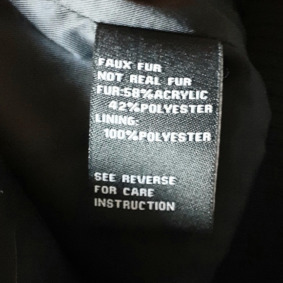 SHACI faux fur bomber jacket - Picture 10 of 10